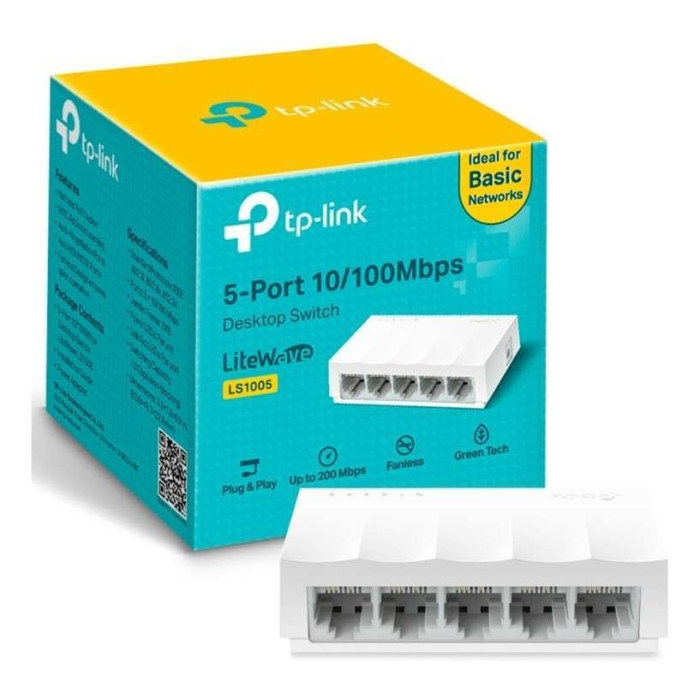 TP LINK LS1005 DESKTOP SWITCH 5-PORT 10/100 MBPS