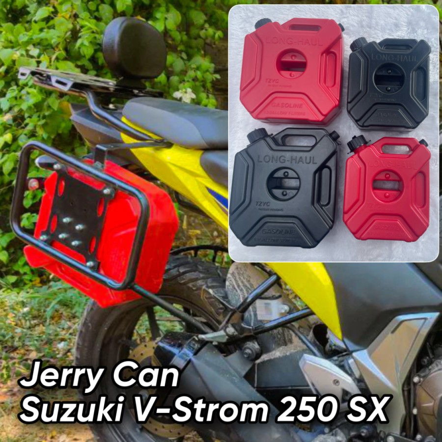 jerigen jerrycan motor suzuki vstrom 250 sx inazuma jerry can touring