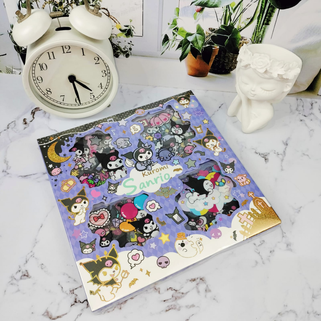 Sticker Sanrio 32 Lembar Lucu Lengkap Variant Melody Purin Cinnamoroll / Stiker Sanrio 1 box Isi 32 Lbr ready 3 Warna Alat Tulis Anak kekinian Kualitas terbaik Bisa Grosir dan COD