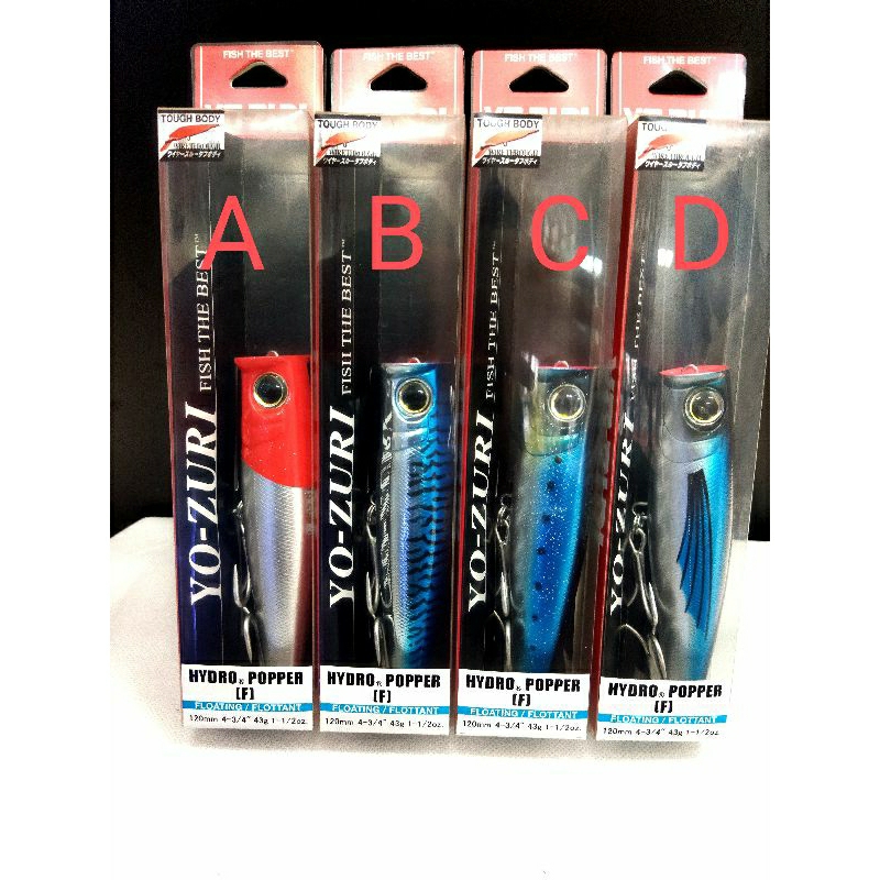 Umpan| Lure Yo-zuri Hydro Popper 43gr 12cm| Made in Japan