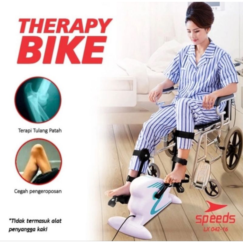 Sepeda Statis Terapi Kaki Stroke / Alat Terapi Sepeda Stroke Manula