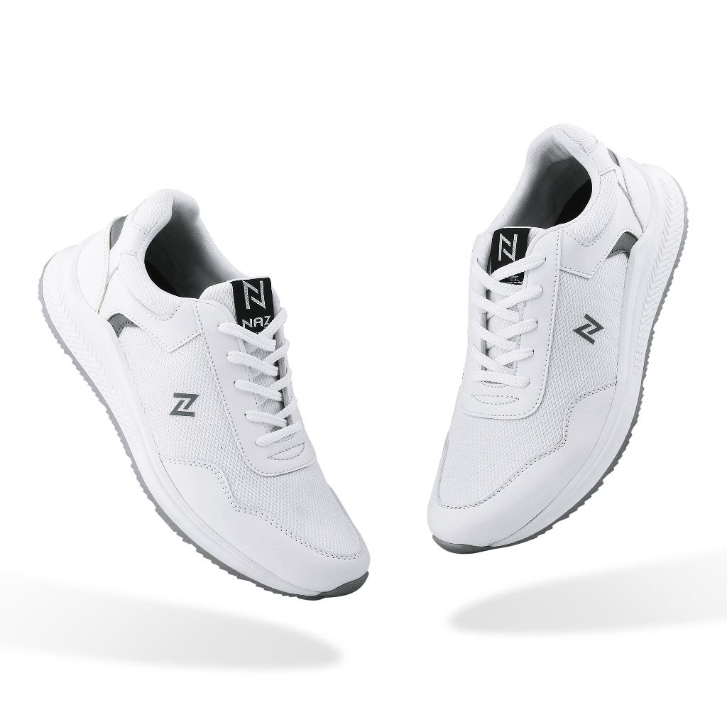 LUCKY WHITE - KING009 - Sepatu Sneakers Pria Original - Sepatu Pria Sneakers - Sepatu Pria Keren - Sepatu Pria Casual - Sneaker Cowok