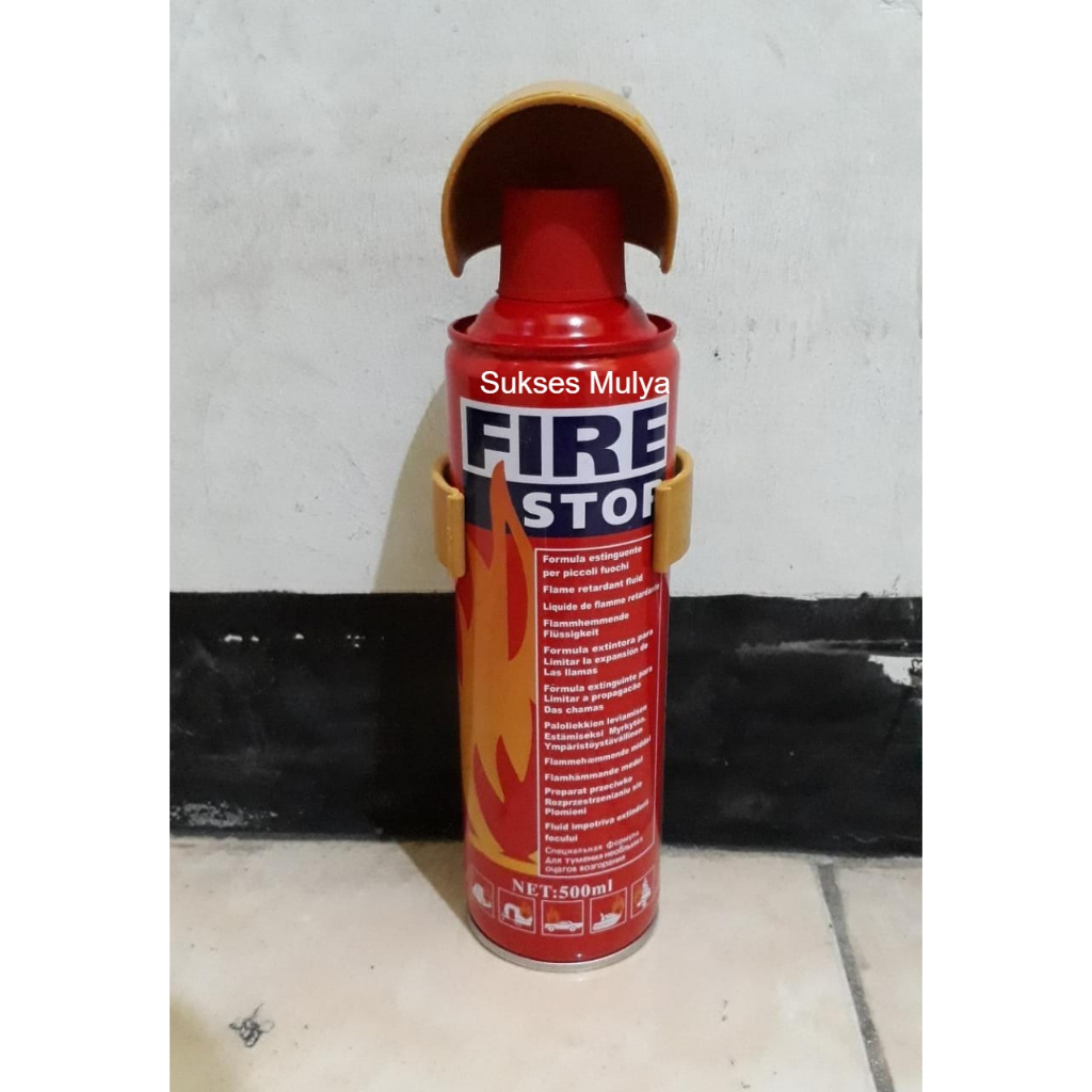 Alat Pemadam Api Kebakaran Mobil Rumah Emergency Fire Stop Firestop 500ml Pemadam Darurat Portabel