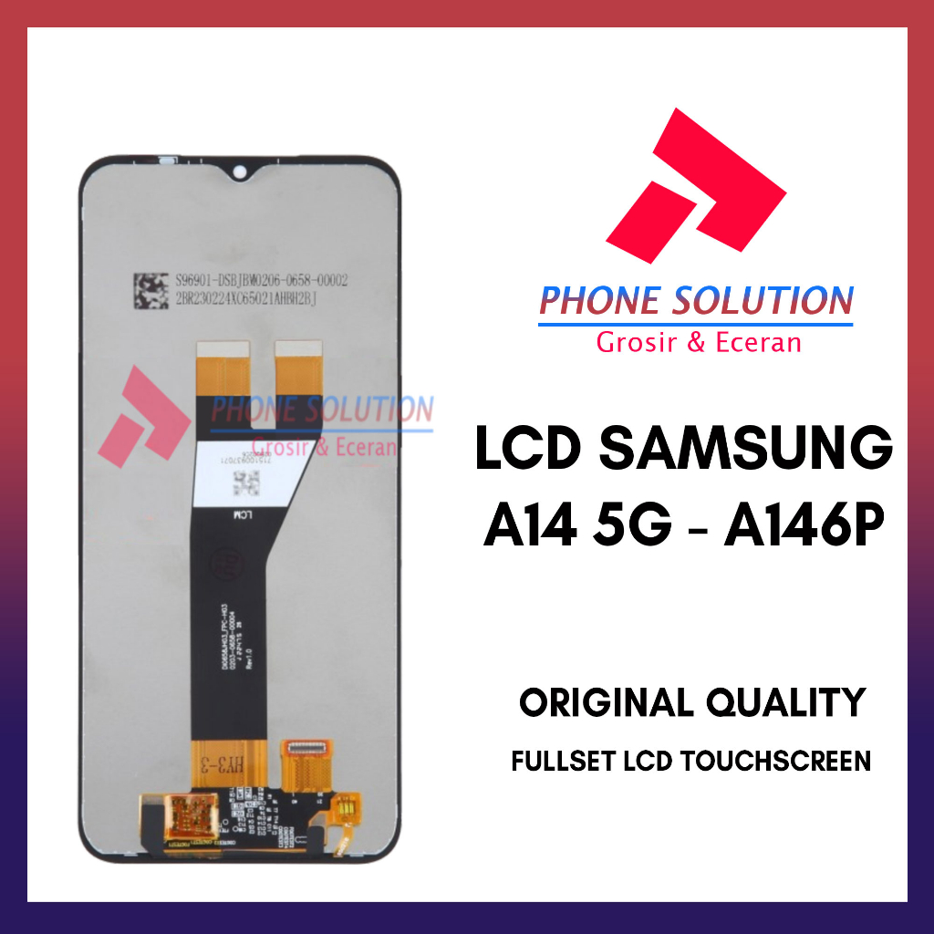 LCD Samsung Galaxy A14 5G SM-A146P Contrass Small Fullset Touchscreen // Supplier LCD Garansi 1 Bulan