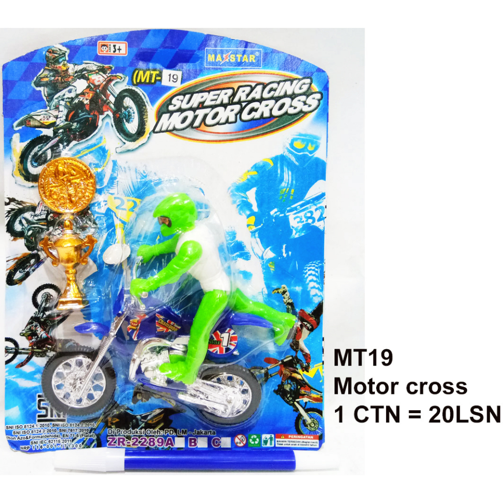 Mainan Anak Motor cross piala / super racing motor cross - mt19