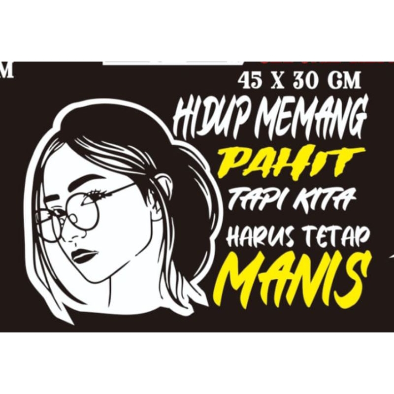 

STICKER CUTTING GAMBAR CEWEK