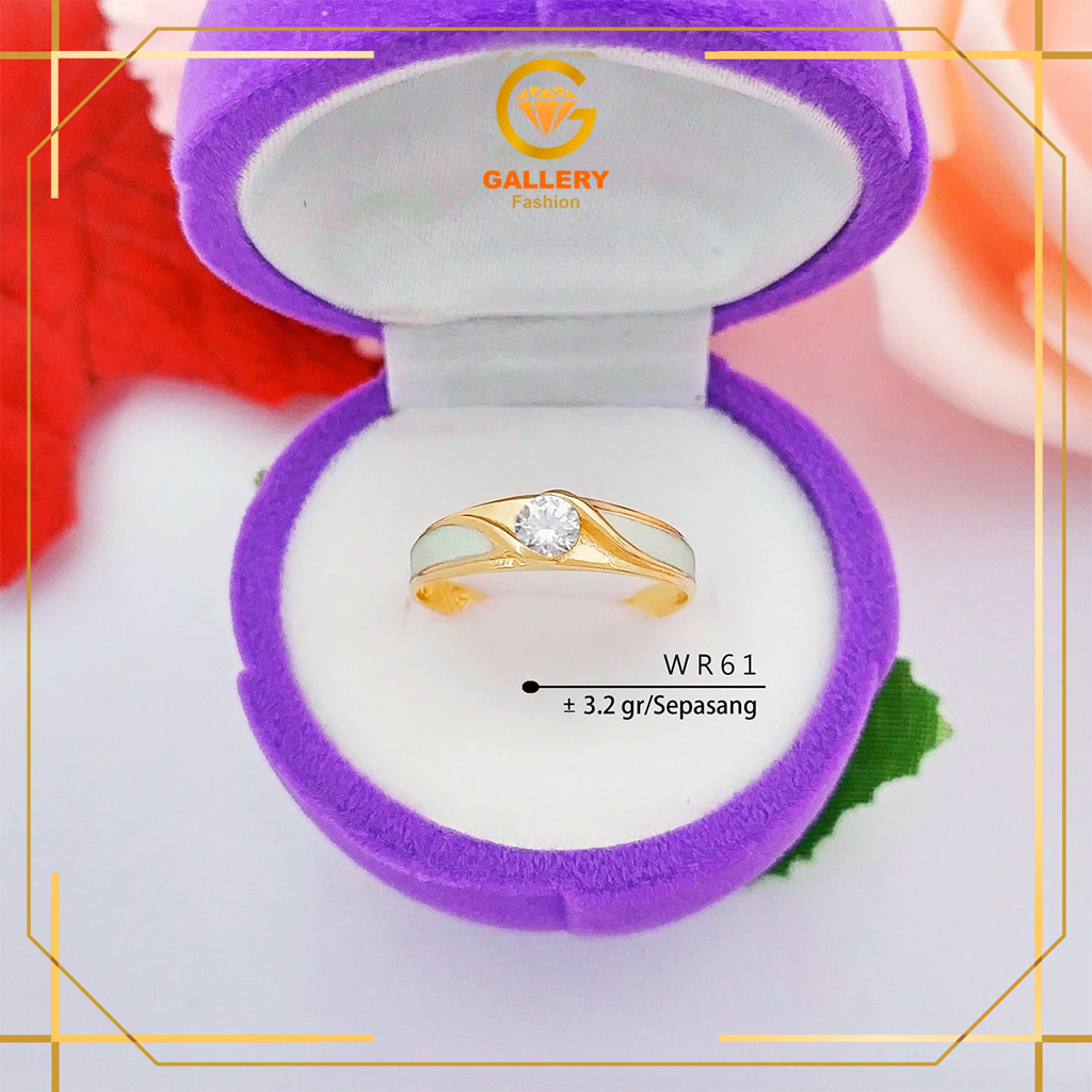 Cincin Tunangan Cincin Nikah Emas Tua 16K ( 700 atau 70% ) WR 61 GaleriFashion2021