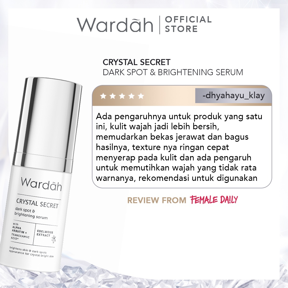 Wardah Crystal Secret Dark Spot &amp; Brightening Serum 20ml