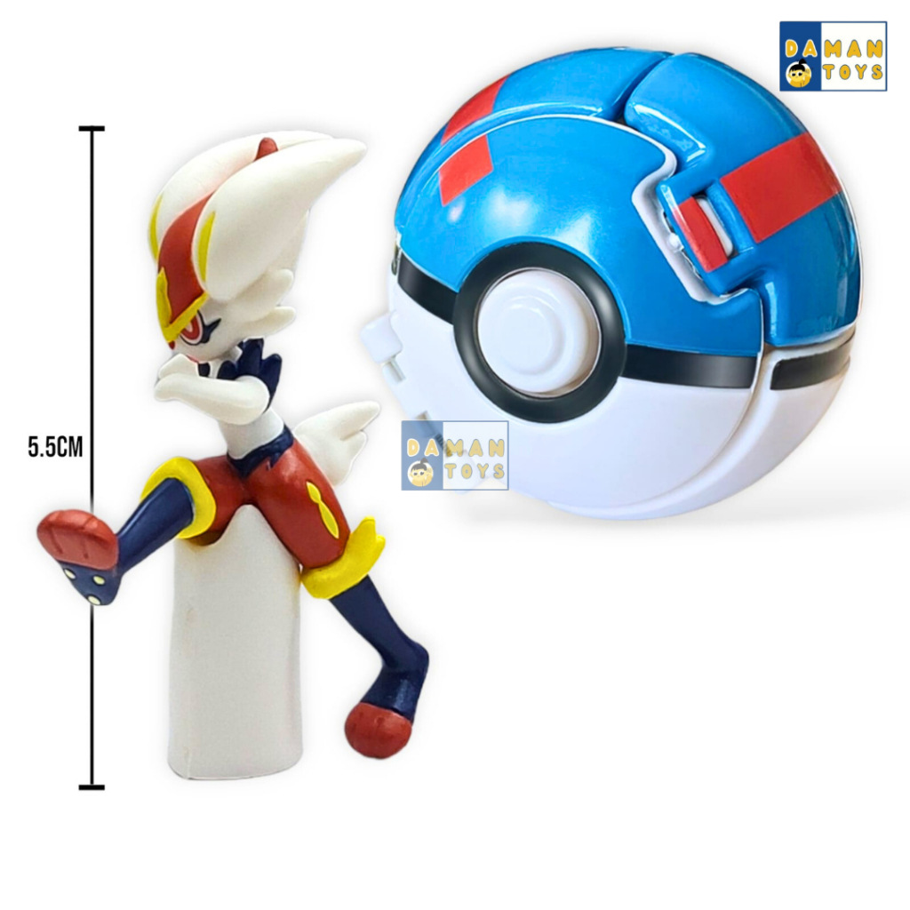 mainan bola pokemon moncolle pokedel z pikachu lucario pokeball