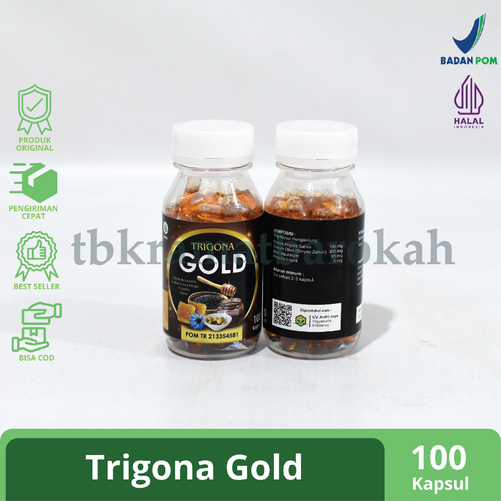 Habbatussauda Extra Propolis Trigona Gold Bpom 100 Kapsul Minyak Habatusauda Habatusaudah Oil Habbat