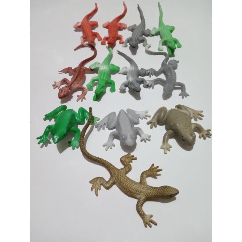 Mainan Binatang Karet Edukasi Anak Hewan Reptil Dan Serangga