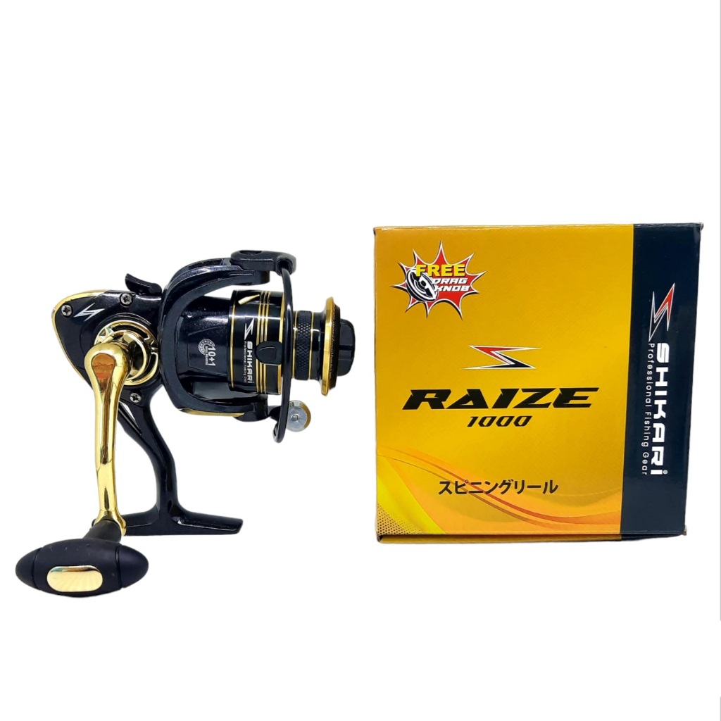 Reel Pancing SHIKARI RAIZE 1000-3000 POWER HANDLE 10+1BB