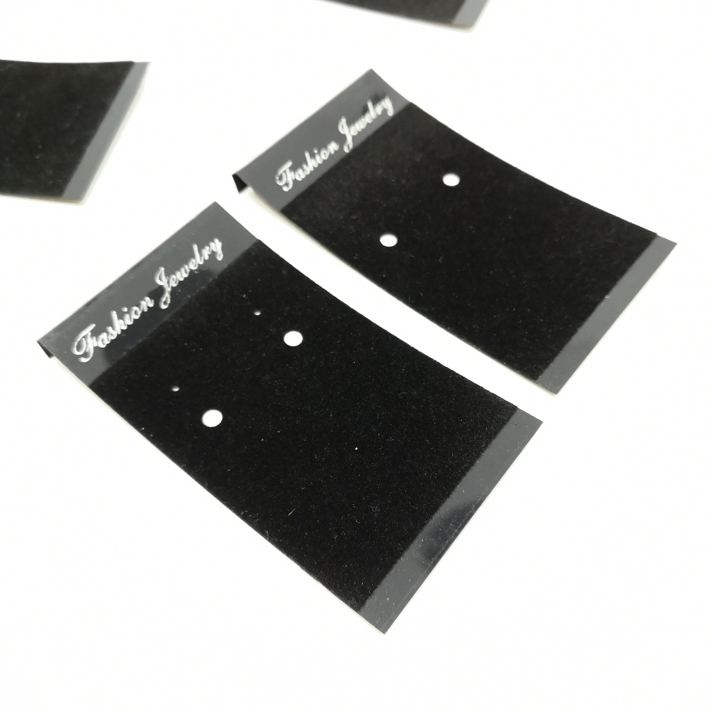 Harga/200pcs,Label Dislay Card Anting Lux Bludru Display Card Anting