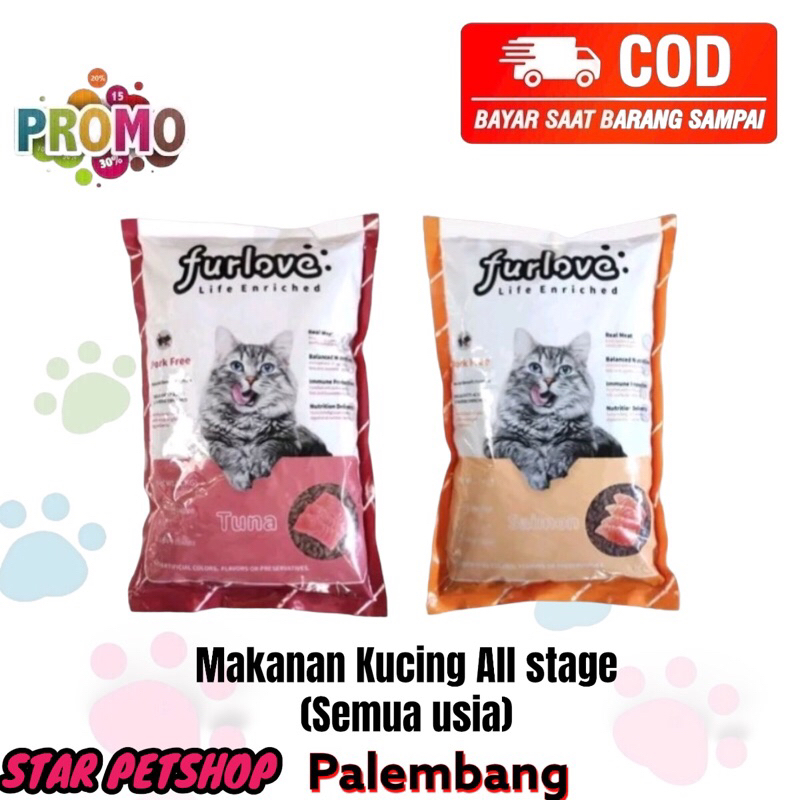 Makanan Kucing All stage FURLOVE 1kg