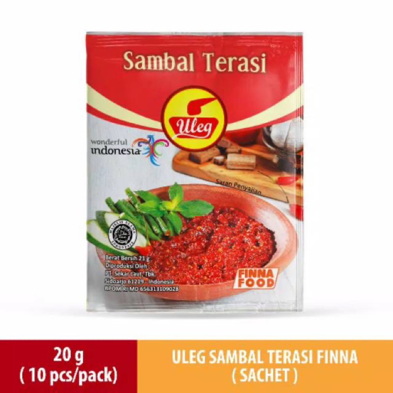 

Finna Sambal Terasi Uleg 10x20/18g