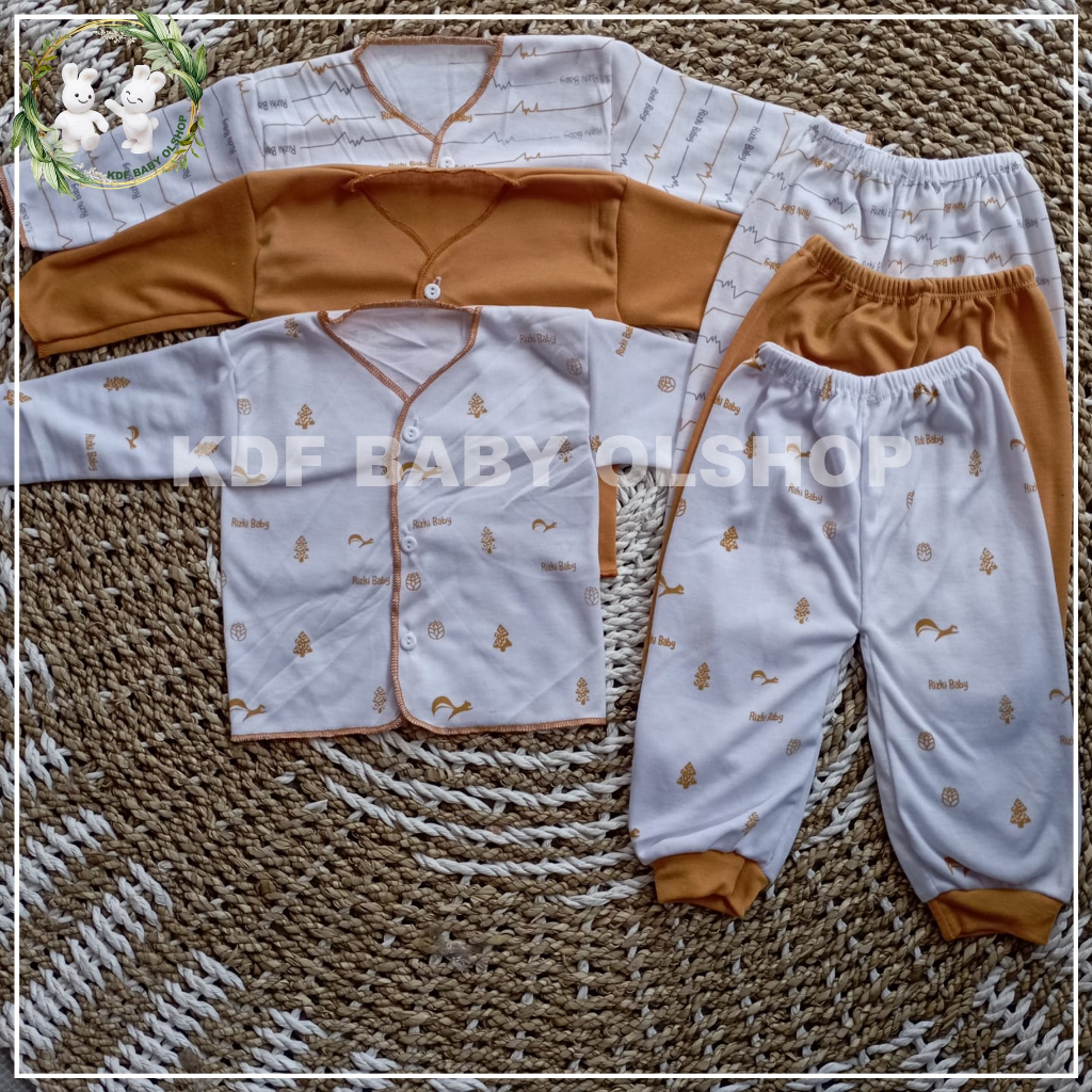 18 pcs baju bayi seri kuning kunyit perlengkapan baju bayi baru lahir baju bayi perempuan baju bayi laki laki 0 6 bulan perlengkapan bayi baju bayi newboarn