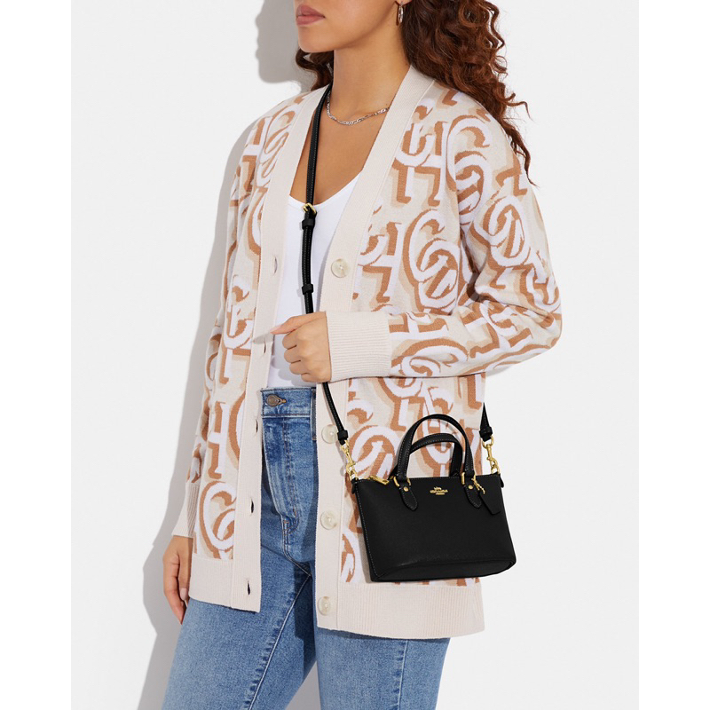 Coach Mini Gallery Crossbody in Leather (CH 198)