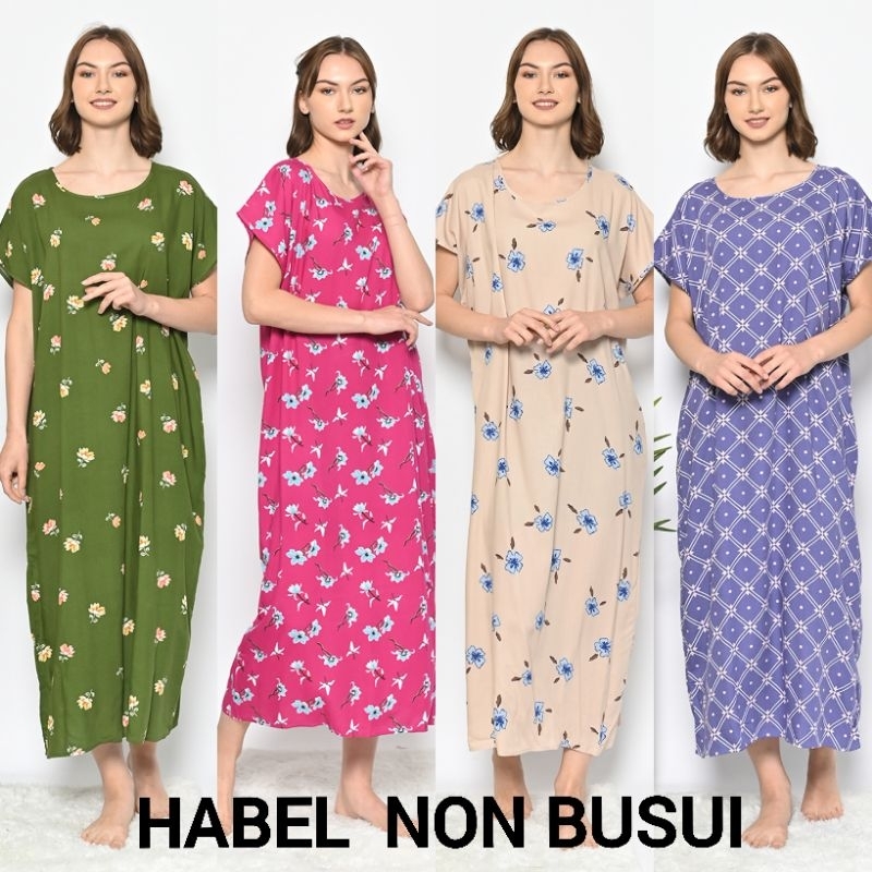 DASTER RAYON  NON BUSUI HABEL SEMATAKAKI LENGAN PENDEK KEKINIAN