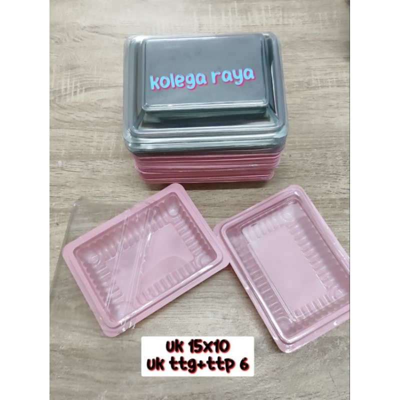 Mika Kue Brownies Mika Nasi Uk S 50PCS Ready Warna PINK dan COKLAT