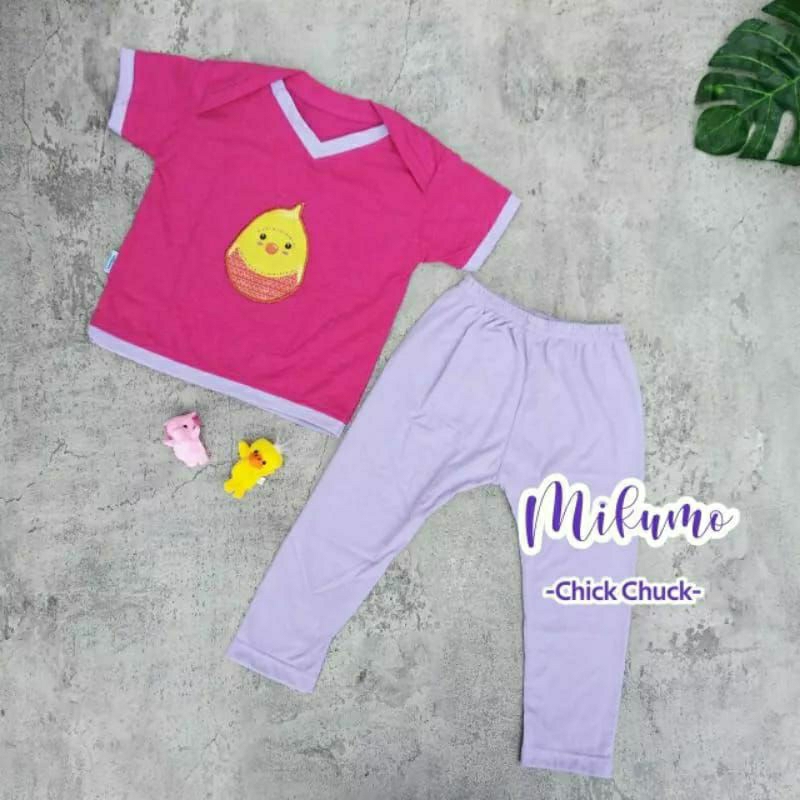 CUDDLEME MIKUMO BAJU SETELAN KAOS DAN CELANA ANAK LAKI LAKI DAN PEREMPUAN