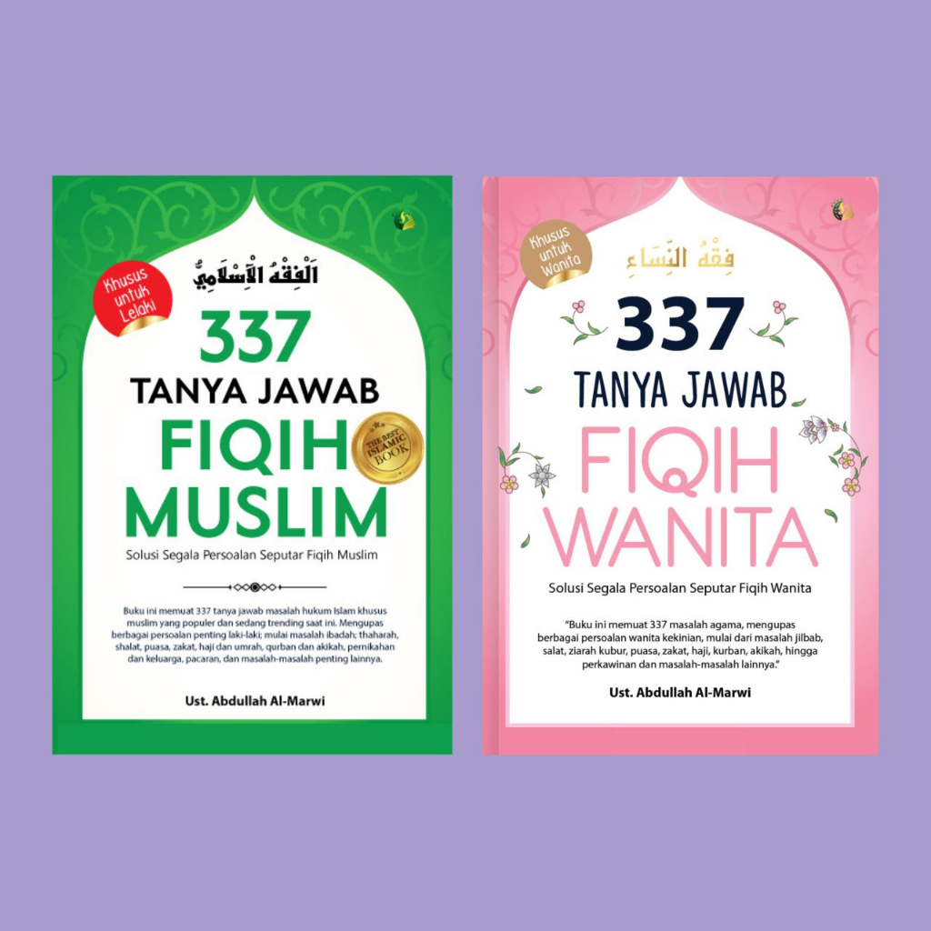 Buku 337 Tanya Jawab Fiqih Muslim & 337 Tanya Jawab Fiqih Wanita
