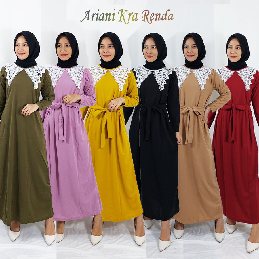 CARLINA GAMIS ARIANI RENDA KRA MAYRA BORDIR MEWAH CANTIK MAXY WANITA