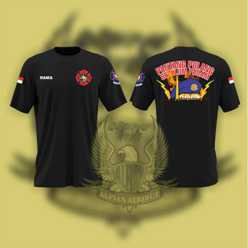 KAOS DAMKAR / BAJU KAOS DAMKAR PEMADAM KEBAKARAN NEW MODEL / KAOS ATASAN PEMADAM