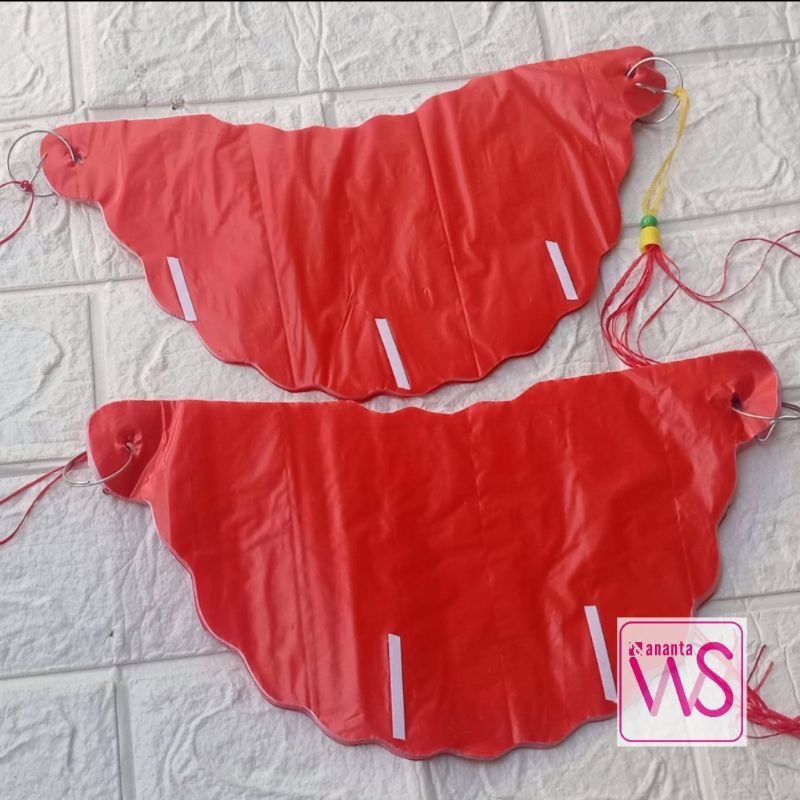 1 Pcs Lampion Lipat PVC Merah Putih HUT RI Kemerdekaan Dekorasi