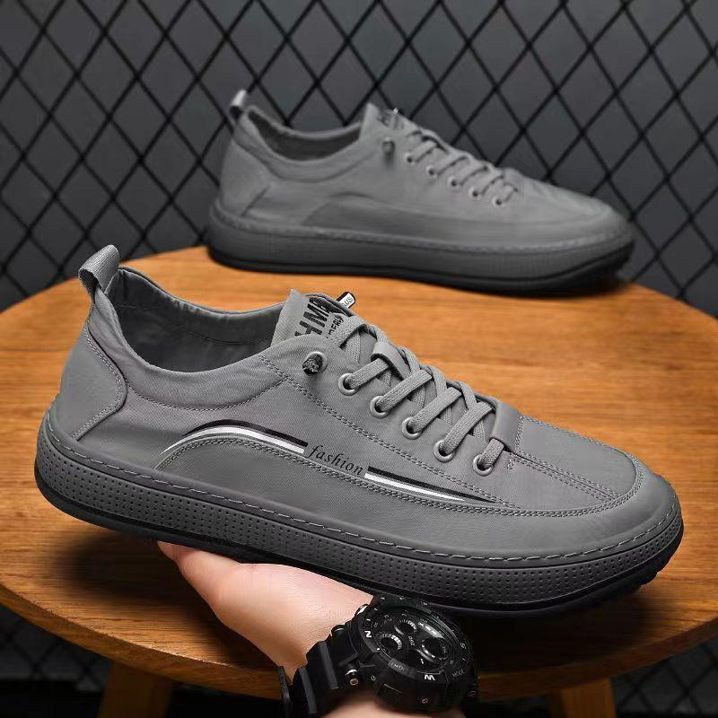 SANGCAKRA COD- Sepatu Pria Sneakers Olahraga Style Korea New Model 2023 Style Korea Musim Panas All-Match Low-Top Slip On Anti Selip Bernapas Bersol Tebal Rendah Ringan Nyaman Dipakai Kasual Import Terbaru Gaya Sporty Keren Kekinian SP-18