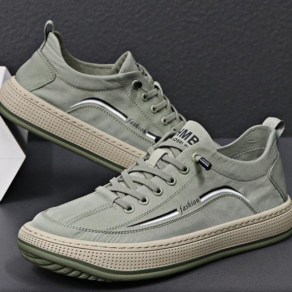 SANGCAKRA COD- Sepatu Pria Sneakers Olahraga Style Korea New Model 2023 Style Korea Musim Panas All-Match Low-Top Slip On Anti Selip Bernapas Bersol Tebal Rendah Ringan Nyaman Dipakai Kasual Import Terbaru Gaya Sporty Keren Kekinian SP-18