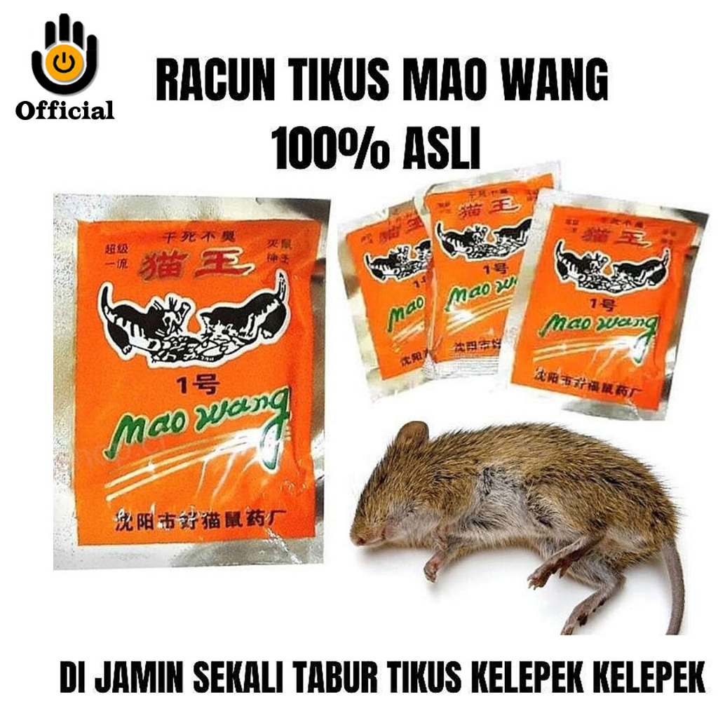 RACUN TIKUS MAO WANG AMPUH MEMBUNUH TIKUS / Racun Tikus Mati Kering dan Gak Bau Paling Ampuh Langsung Mati di Tempat