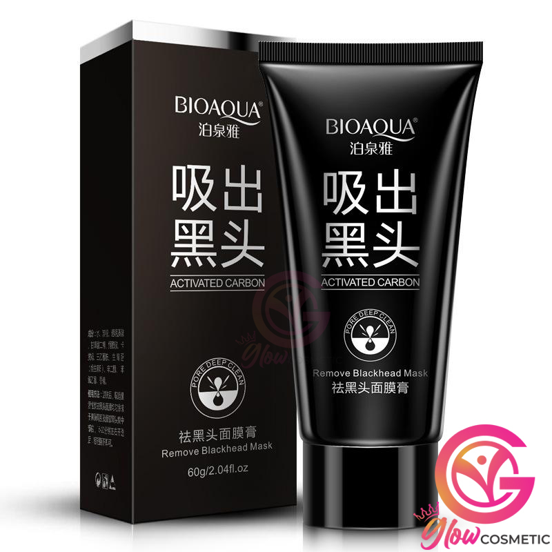 BIOAQUA ACTIVATED CARBON CHARCOAL REMOVE BLACKHEAD MASK 60GR