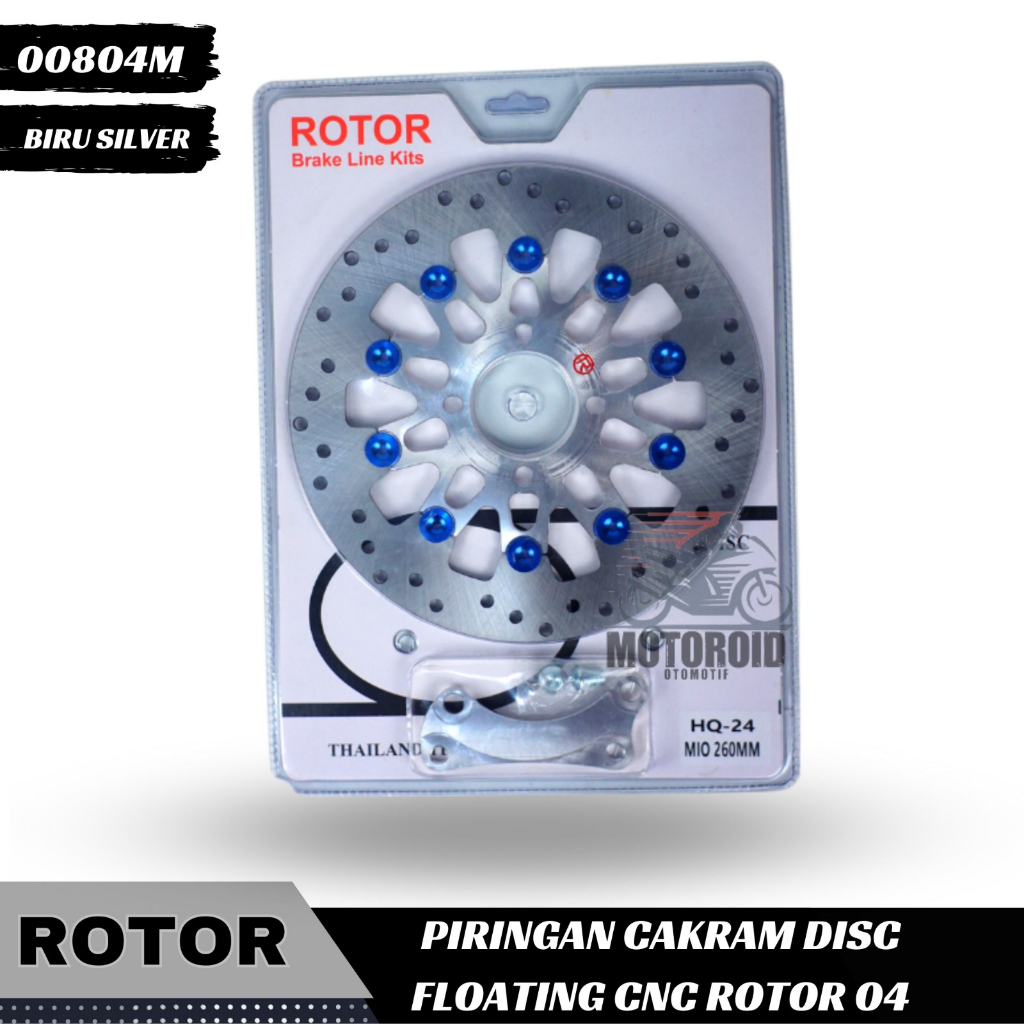 Piringan Rotor Floating Full Cnc New 04 Mio Black