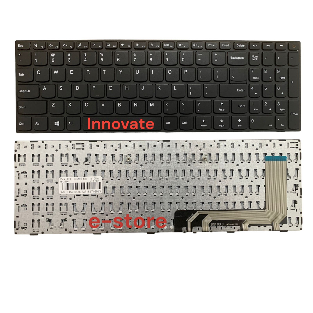 Keyboard lenovo 110-15isk tombol power