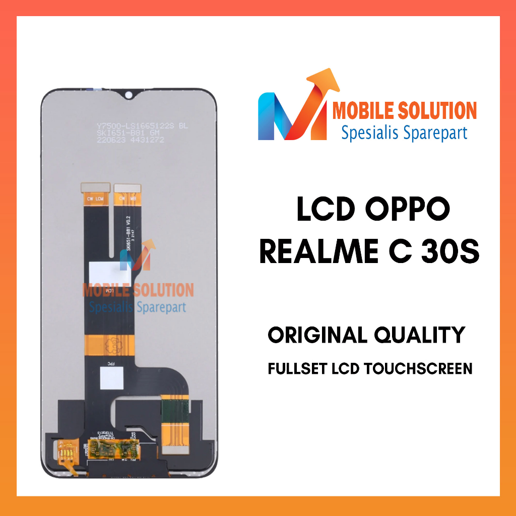 Grosir LCD Oppo Realme C 30s Fullset Touchscreen ORIGINAL 100% Garansi 1 Bulan + Packing / Bubbel