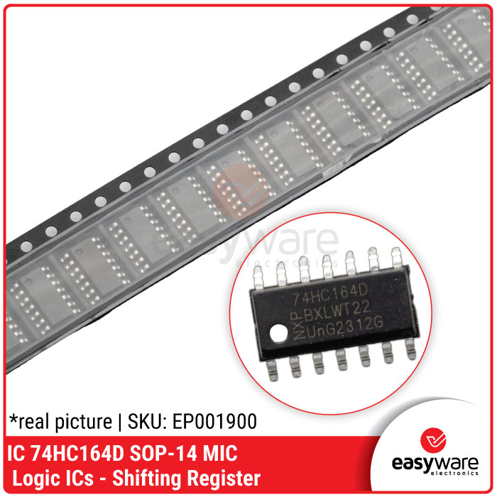 IC 74HC164D SOP-14 MIC 74HC164 SMD IC SHIFT REGISTER LOGIC