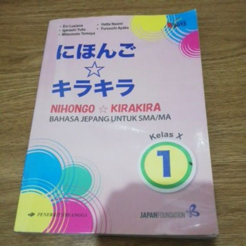 

Nihongo Kirakira bahasa jepang kelas 1 SMU/11 Erlangga