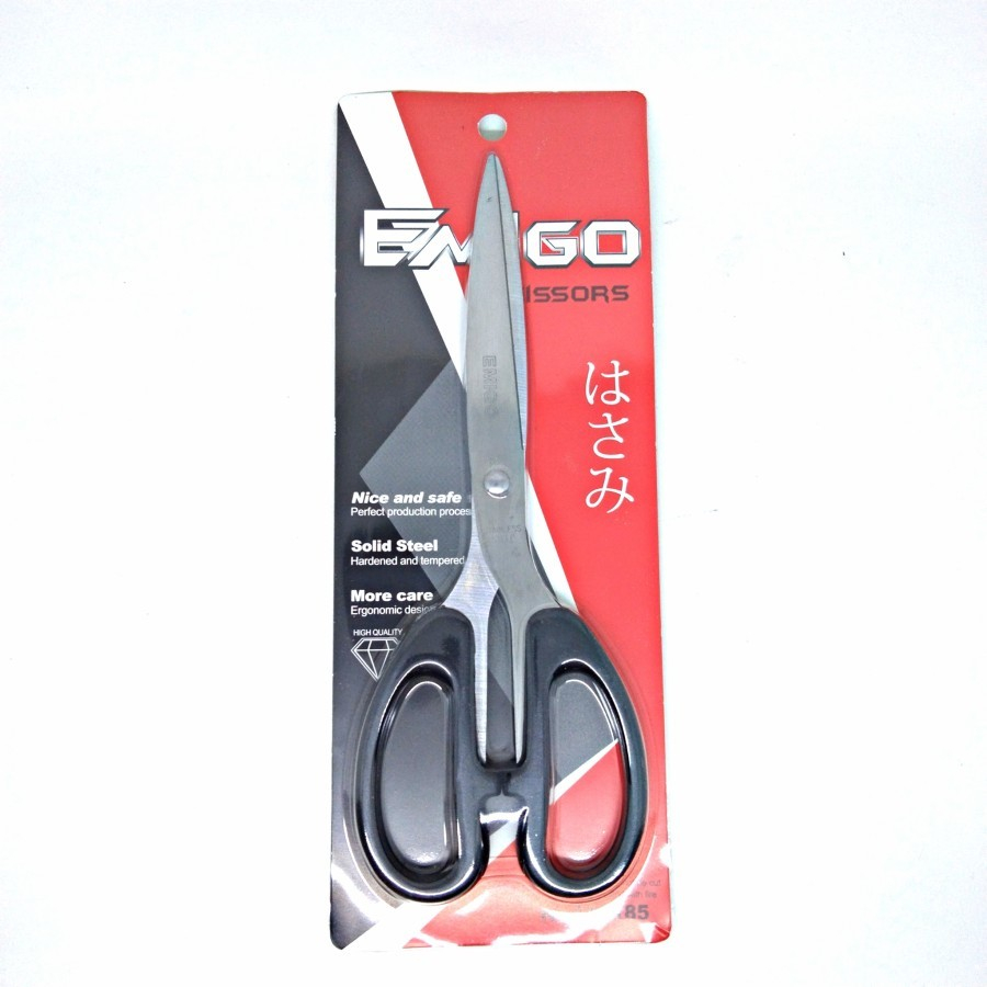 

gunting emigo stainless/ gunting kertas besar kecil