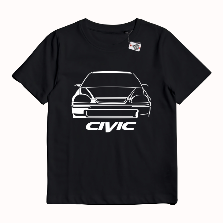 KARIMAKE Kaos Baju T Shirt Distro Anak Unisex Gambar Mobil HONDA CIVIC FERIO Hologram