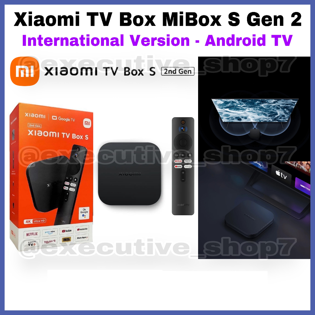 Xiaomi TV Box MiBox S Gen 2 International Version - Android TV