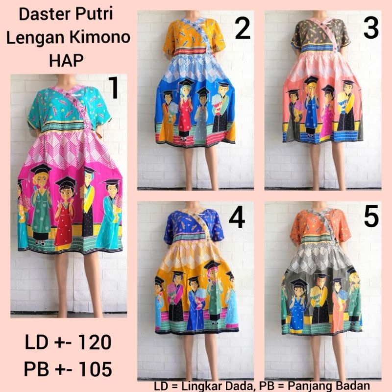 DASTER PUTRI LENGAN KIMONO HAP ADEM BUSUI FRIENDLY TOGA