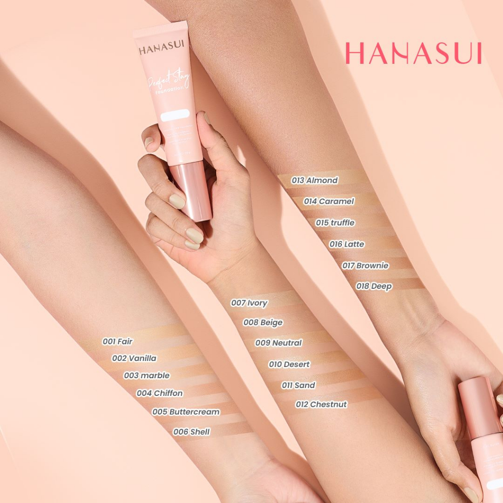 HANASUI PERFECT STAY FOUNDATION - LIQUID FOUNDATION