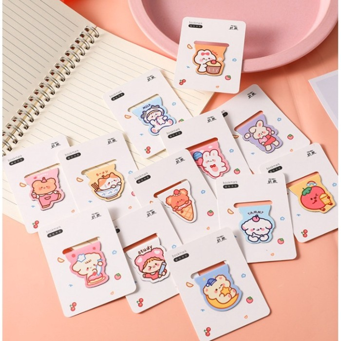 

Pembatas Buku Klip Lucu Lipat Magnet Karakter Bookmark Magnetic