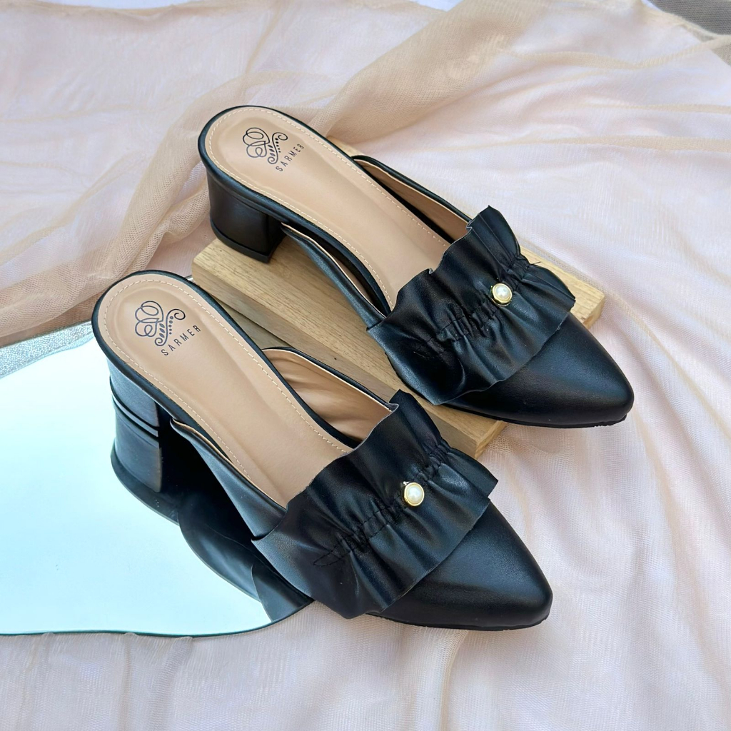 SARMER - HILDA HEELS BLACK