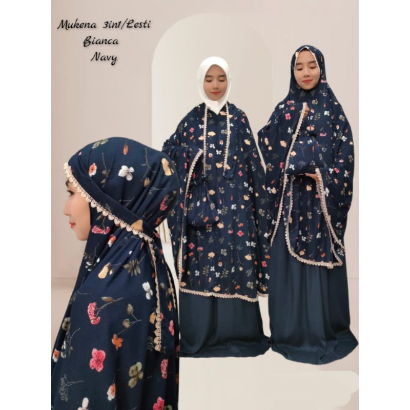MUKENA LESTI 3IN1 MUKENA TRAVELLING KEJORA