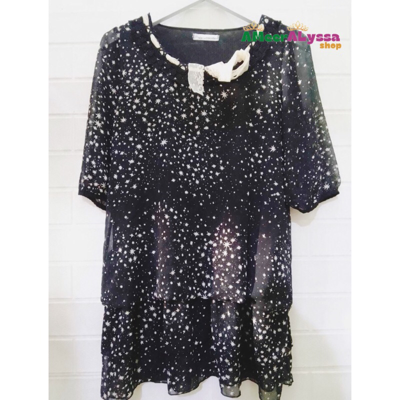 BLOUSE SIFON 3/4 BLOUSE SIFON PENDEK DEWASA