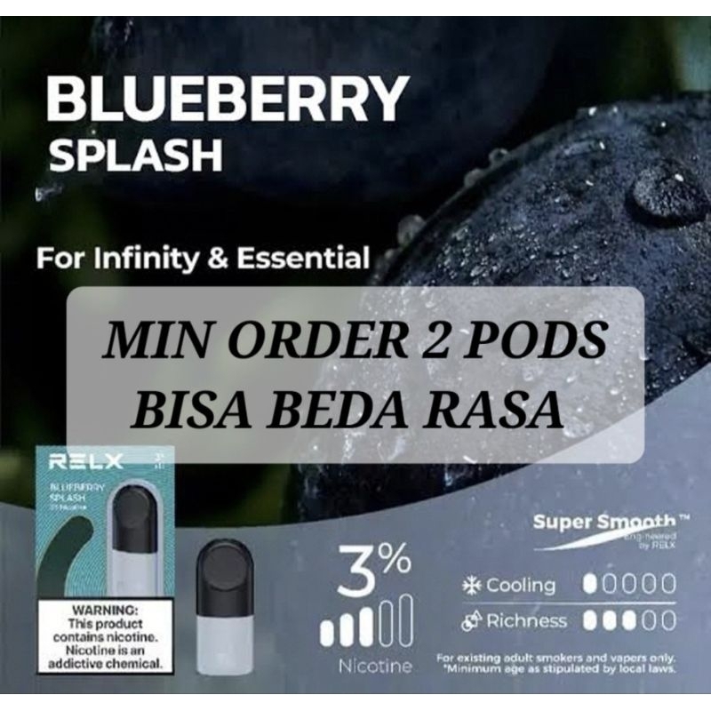 Relx Infinity-Essential 1 Pods Blueberry splash