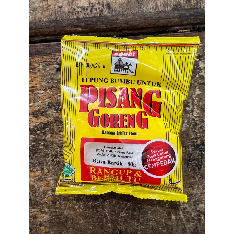 

Tepung Pisang Goreng Adabi 80 gr