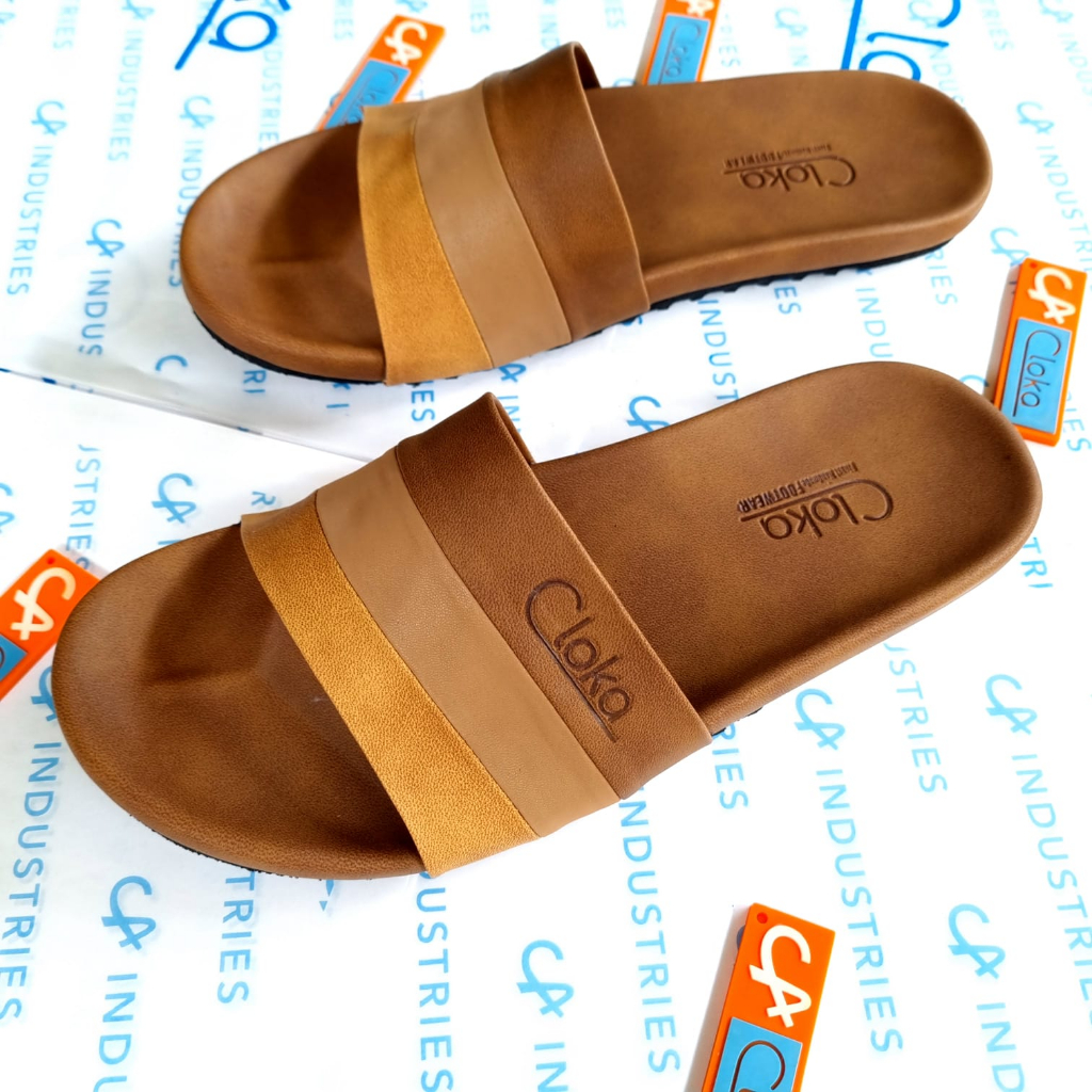 Sandal Pria Distro Cloka Enea Slippers Sendal Slide Anti Slip Kasual Slop