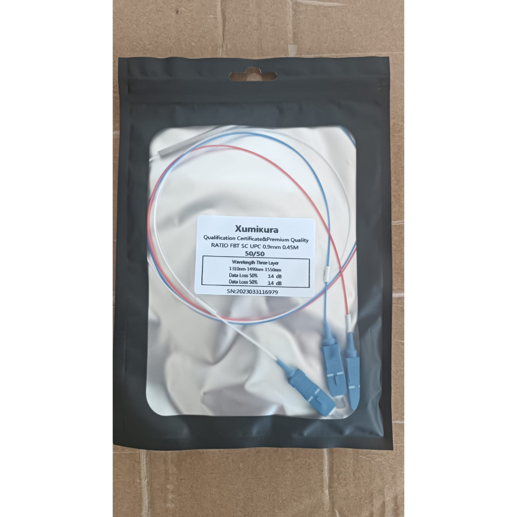 SPLITER RATIO XUMIKURA rasio lengkap ( 1:99, 2:98, 3:97, 4:96, 5:95, 50:50 )